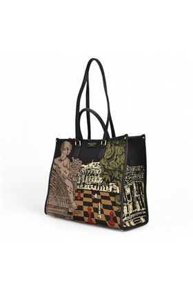 Borsa in tessuto colore nero MY BEST BAG | 1009-VERSAILLES